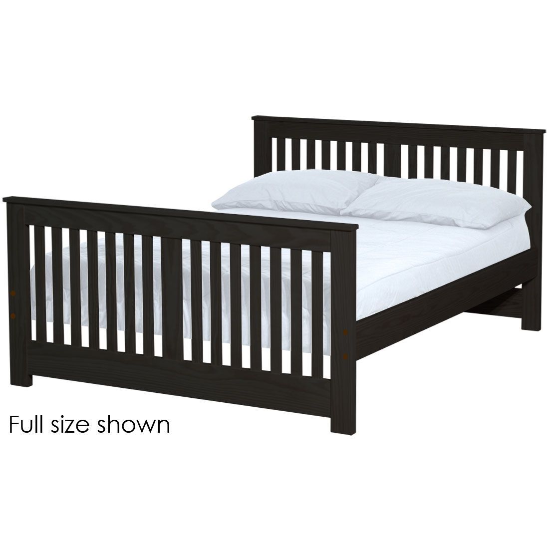 Solid Hardwood Shaker Design Platform bed by Crate Design Furniture, Bunk Beds Canada