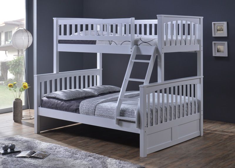Twin over Full Duncan Bunk Bed. Made of solid hardwood